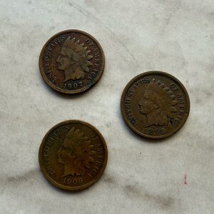 Vintage Indian Head Pennies